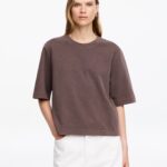 Washed Finish Crewneck T-Shirt